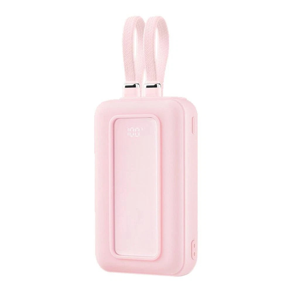Power Bank, High-Speed Portable Charger with Built-in Cable Battery Pack#