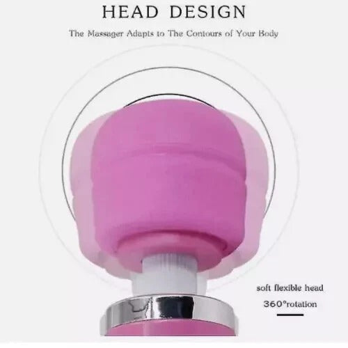 30 Speed Magic Wand Body Massager powerful Waterproof 10 Vibration Modes UK