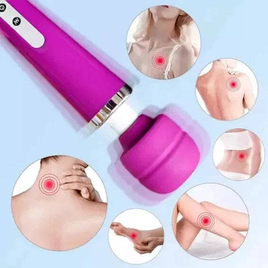 30 Speed Magic Wand Body Massager powerful Waterproof 10 Vibration Modes UK