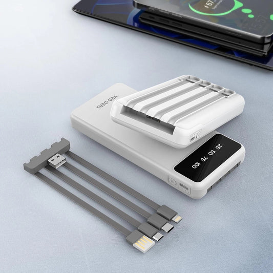 Ven-Dens 10000mAh 3-in-1 Power Bank with Built-in Cables | 1 YEAR WARRANTY