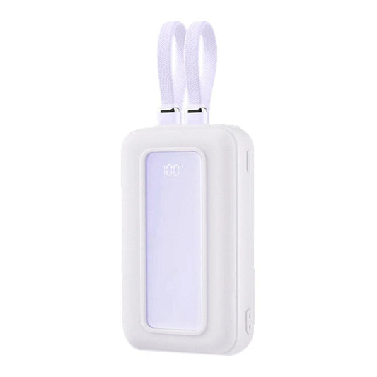 Power Bank, High-Speed Portable Charger with Built-in Cable Battery Pack#